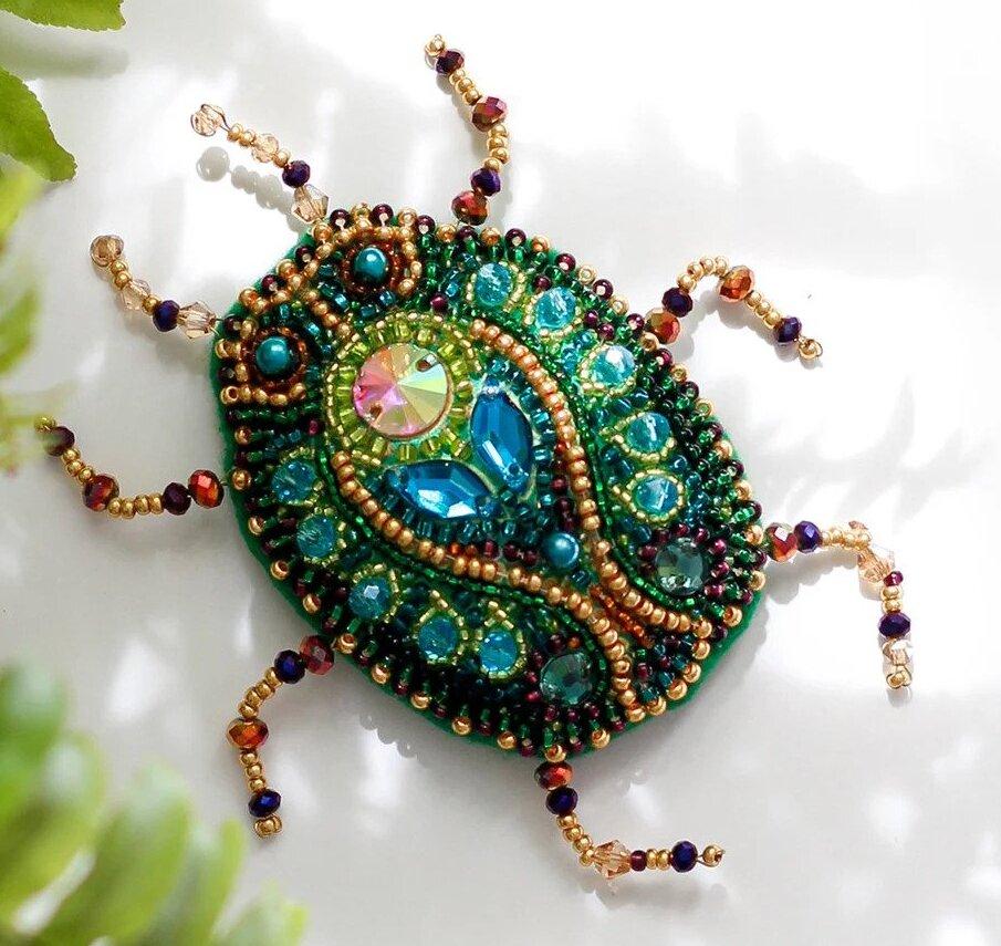 Brooch For Women - DIY Kit Beetle