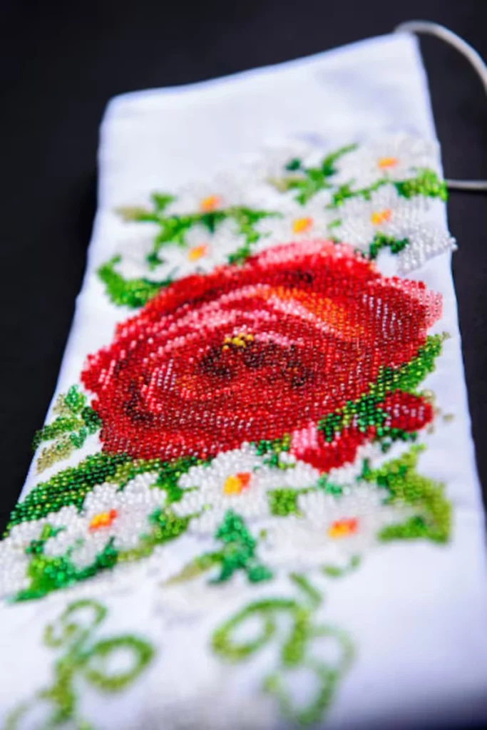 Beaded Belt Floral